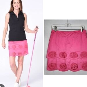 Vibrant Pink Women's Mini Skort